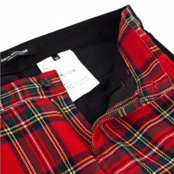 Comme des Garcons Junya Watanabe vintage Plaid Pants - Picture 3 of 11